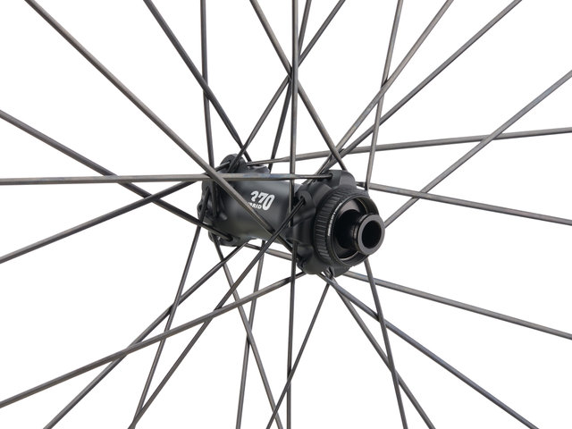HG 1800 SPLINE 25 Disc Center Lock 27.5" Wheelset - black/27.5" set (front 12x100 + rear 12x142) Shimano