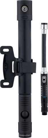 crankbrothers Klic HV Minipumpe mit CO2-Adapter und Manometer - midnight