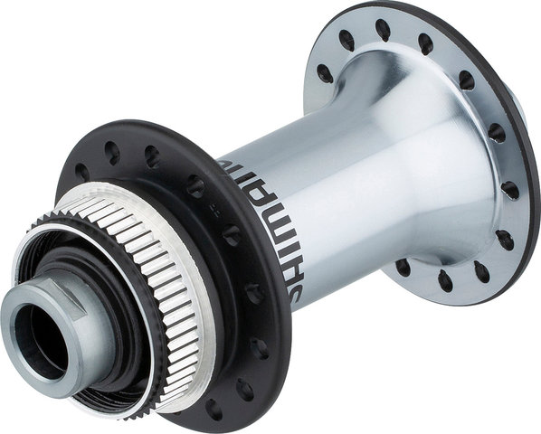 Shimano VR-Nabe HB-RS770 Disc Center Lock für 12 mm Steckachse - silber-schwarz/12 x 100 mm / 28 Loch