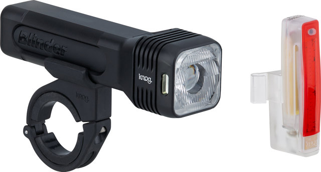 Knog Blinder 80 + Plus Twinpack Light Set - StVZO Approved - black/500