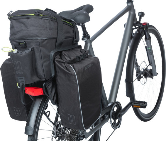 Basil Trunk bag XL Pro MIK - black lime | 36 l