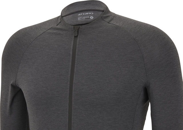 Giro New Road LS Jersey - charcoal heather/M