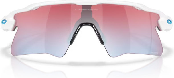 Oakley Lunettes de sport Radar EV Heater - polished white | prizm snow sapphire