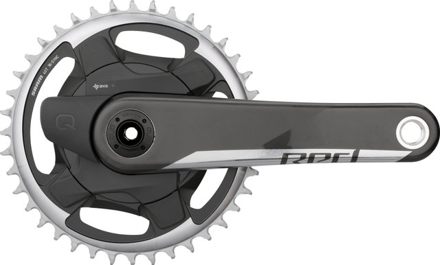 QUARQ Set de Pédalier en Carbone à Capteur de Puissance Red 1 AXS DUB - black/172,5 mm 40 dents