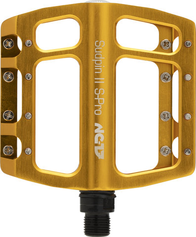 NC-17 Pedales de Plataforma Sudpin II S-Pro - gold/96 mm/100 mm