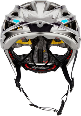 A2 MIPS Helm - sliver silver-burgundy/57 - 59 cm