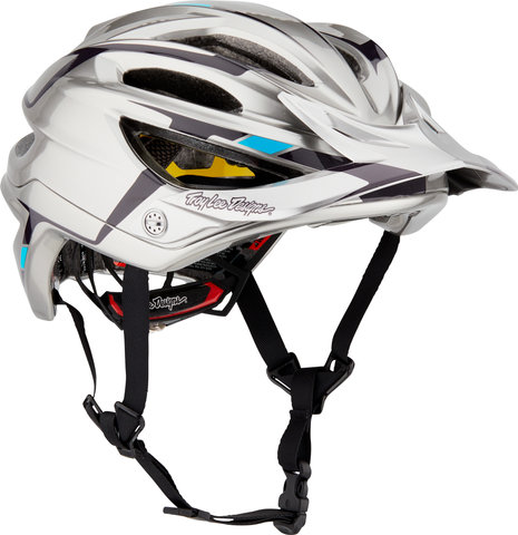 A2 MIPS Helm - sliver silver-burgundy/57 - 59 cm