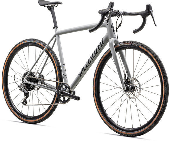 Bici Gravel Crux Comp Carbon 28" Modelo 2023 - gloss dove grey-metallic dark navy/54 cm