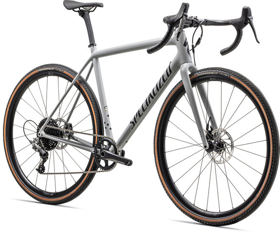 Crux Comp Carbon 28" Gravelbike Modell 2023 - gloss dove grey-metallic dark navy/54 cm