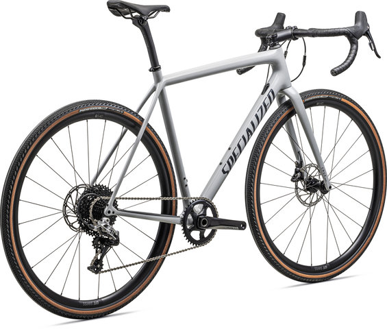 Crux Comp Carbon 28" Gravelbike Modell 2023 - gloss dove grey-metallic dark navy/54 cm