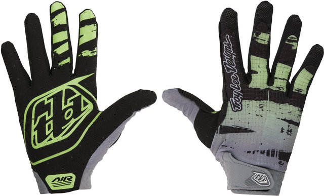 Air Gloves - brushed black-glo green/M