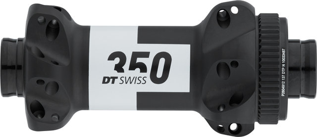 DT Swiss 350 Straightpull Road Disc Center Lock VR-Nabe Modell 2023 - schwarz/12 x 100 mm / 24 Loch