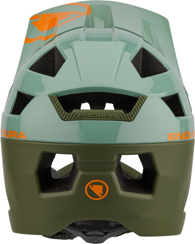 SingleTrack Full Face Helm - olive green/55 - 59 cm