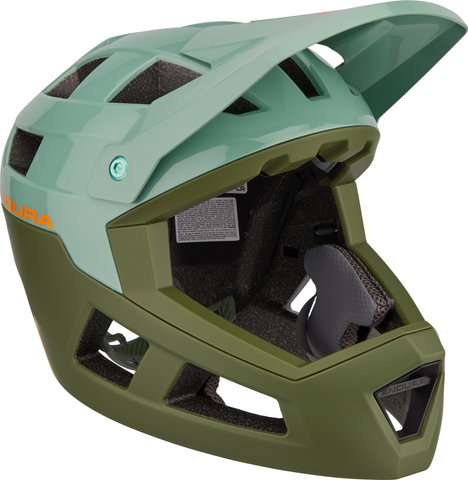 Endura SingleTrack Full Face MIPS Helmet - olive green/55 - 59 cm