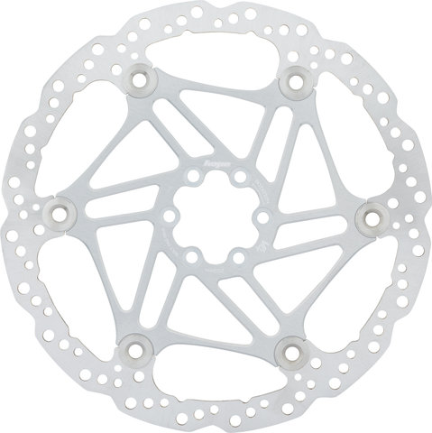 V4 Vented Floating 6-bolt Brake Rotor for Tech V - silver/203 mm