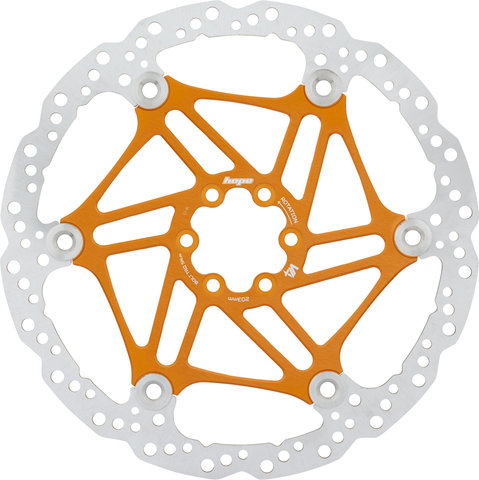V4 Vented Floating 6-bolt Brake Rotor for Tech V - orange/203 mm