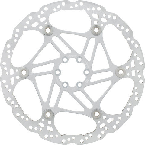 V4 Vented Floating 6-bolt Brake Rotor for Tech V - silver/220 mm