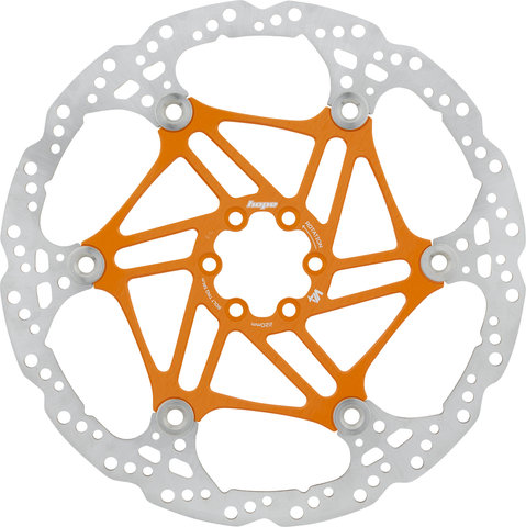 V4 Vented Floating 6-bolt Brake Rotor for Tech V - orange/220 mm