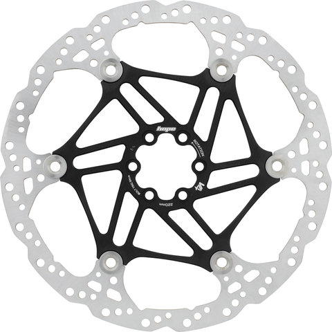 V4 Vented Floating 6-bolt Brake Rotor for Tech V - black/220 mm