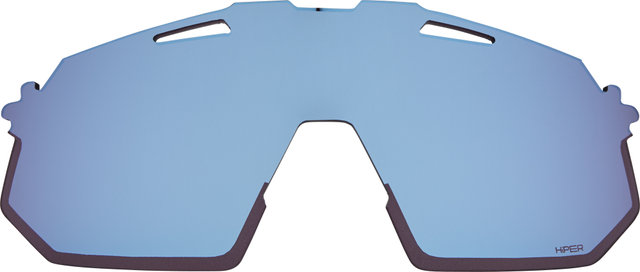 100% Ersatzglas Hiper für Hypercraft SQ Sportbrille - hiper blue multilayer mirror/universal