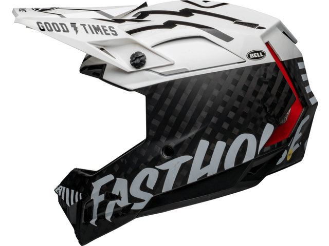 Casco integral Full-10 MIPS Spherical - fasthouse matte-gloss white-black/51 - 55 cm