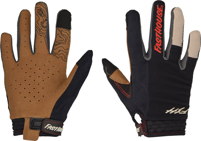 Fasthouse Guantes de dedos completos Ridgeline Ronin Youth - black/M