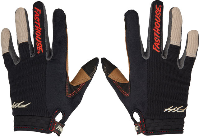 Fasthouse Guantes de dedos completos Ridgeline Ronin Youth - black/M