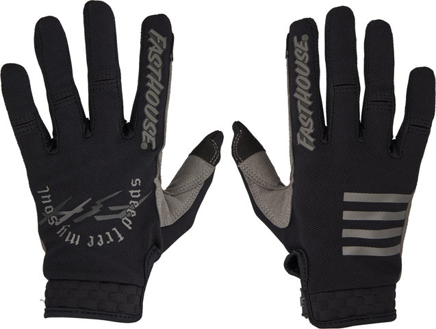 Fasthouse Guantes de dedos completos Speed Style Menace - black/M