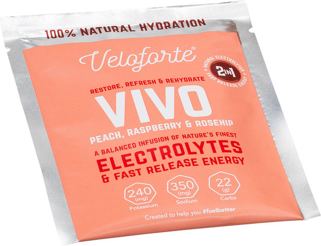 Veloforte Bebida en polvo Electrolytes - vivo/24 g