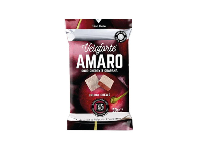 Veloforte Caramelos masticables Energy Chews - amaro/50 g