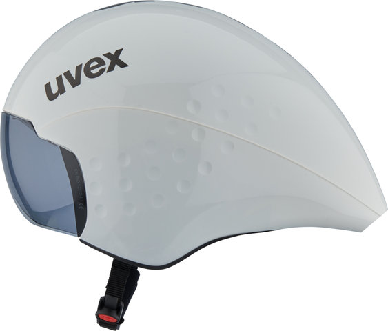 uvex race 8 Zeitfahrhelm - white-black/56 - 58 cm