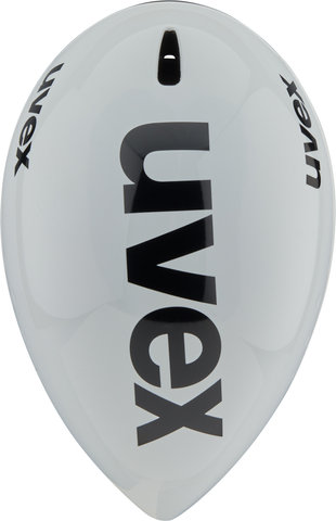 uvex race 8 Zeitfahrhelm - white-black/56 - 58 cm