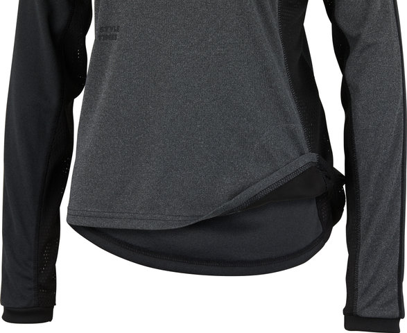 Classic Mercury L/S Damen Trikot - black-charcoal heather/S