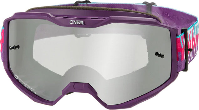 O'NEAL Lunettes pour enfants Striped B-10 - rose | silver mirror