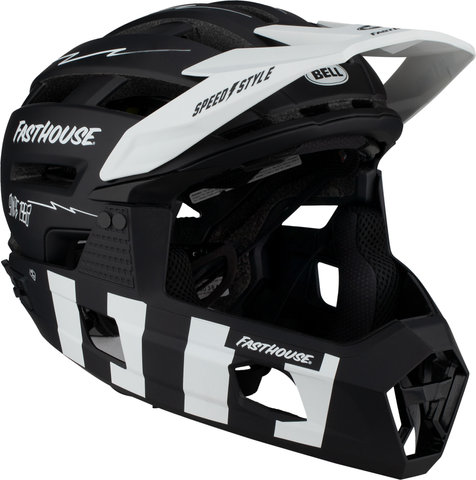 Super Air R MIPS Helmet - matte black-white fasthouse/55 - 59 cm