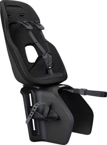 Yepp Nexxt 2 Maxi Kids Bicycle Seat for Pannier Rack Installation - obsidian grey/universal