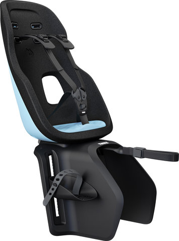 Yepp Nexxt 2 Maxi Kids Bicycle Seat for Pannier Rack Installation - aquamarine blue/universal