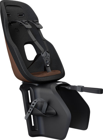Yepp Nexxt 2 Maxi Kids Bicycle Seat for Pannier Rack Installation - chocolate brown/universal