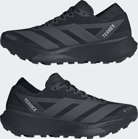 adidas Outdoor TERREX Agravic GTX 2 Trailrunning Schuhe - cblack gresix carbon | 46 | 11