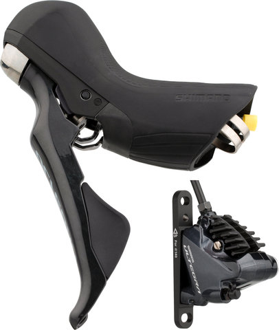 Shimano Ultegra BR-R8070 + ST-R8020 Scheibenbremse - schwarz/Vorderrad