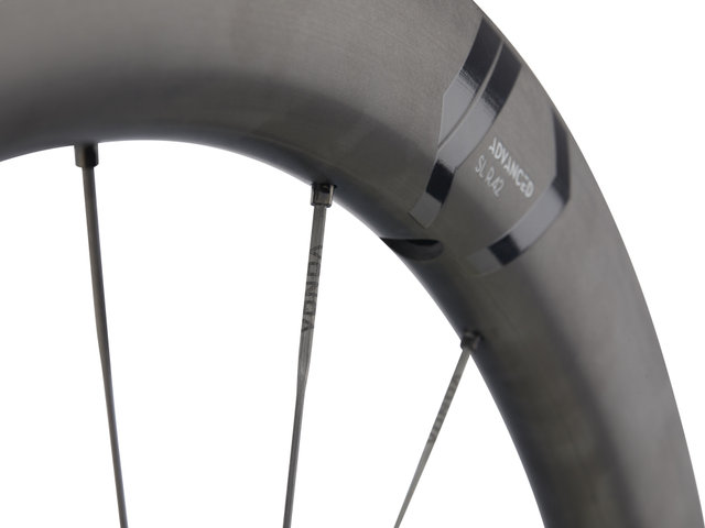 Juego de ruedas Advanced SL R.42 VONOA Disc Center Lock Carbon 28" - black-black/28" set (RD 12x100 + RT 12x142) Shimano