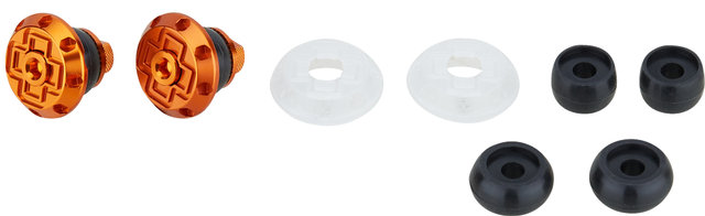 Embouts de Guidon Disco Bar End Plug - orange/universal
