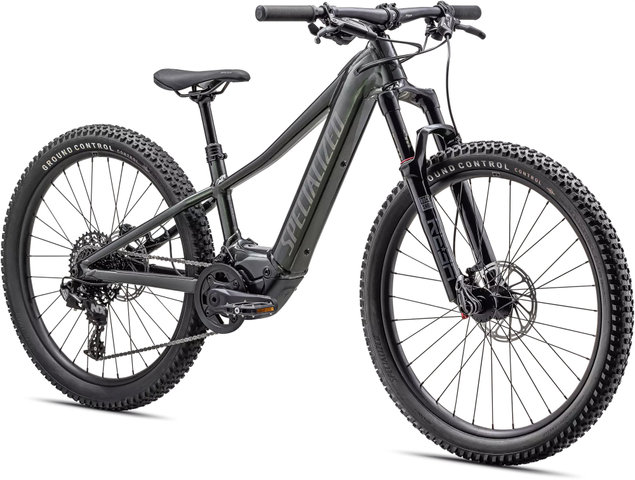 Bici de montaña eléctrica para niños Turbo Levo SL HT 24" - gloss oak green metallic-limestone-satin smoke/universal