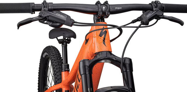 Bici de montaña eléctrica para niños Turbo Levo SL HT 24" - gloss blaze-slate speckle-black-satin transparent/universal