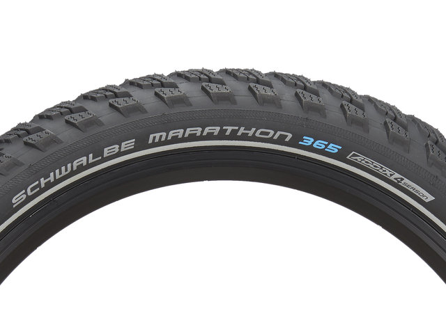 Schwalbe Cubierta de alambre Marathon 365 Performance GreenGuard 20" - negro-reflejante/20x2,15 (55-406)