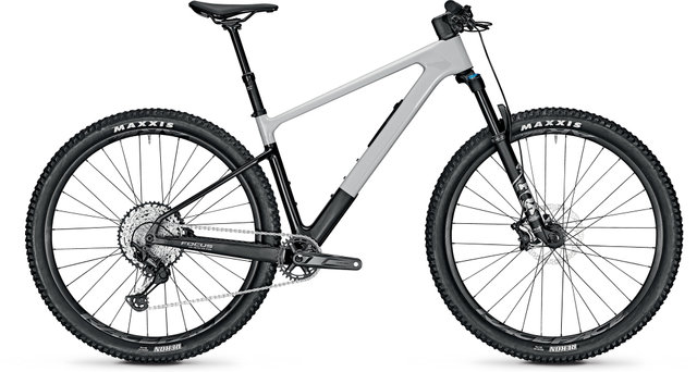 FOCUS Raven 8.8 Carbon 29" Mountain Bike - 2023 Model - light grey-carbon raw/L