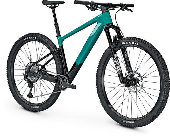 FOCUS Vélo Tout-Terrain en Carbone Raven 8.8 29" Modèle 2023 - blue green-carbon raw/L