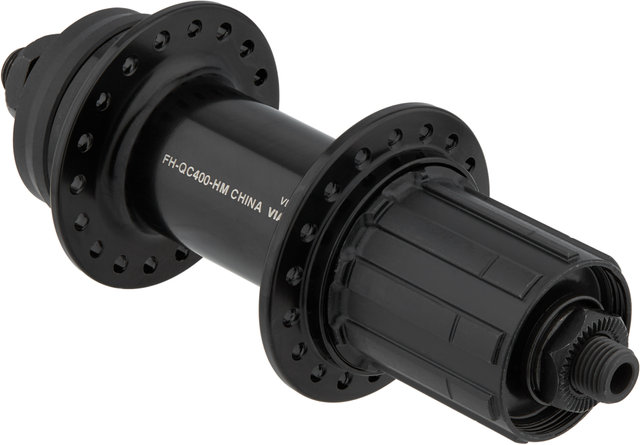 Shimano FH-QC400-HM Disc Center Lock Quick Release Rear Hub - black/10 x 135 mm / 36 hole / Shimano