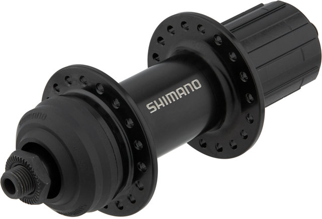 Shimano Buje RT Nabe FH-QC400-HM Disc Center Lock para ejes de cierre rápido - negro/10 x 135 mm / 36 agujeros / Shimano