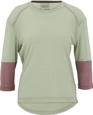 Merino 3/4 Sleeve Women's Jersey - salvia green/S